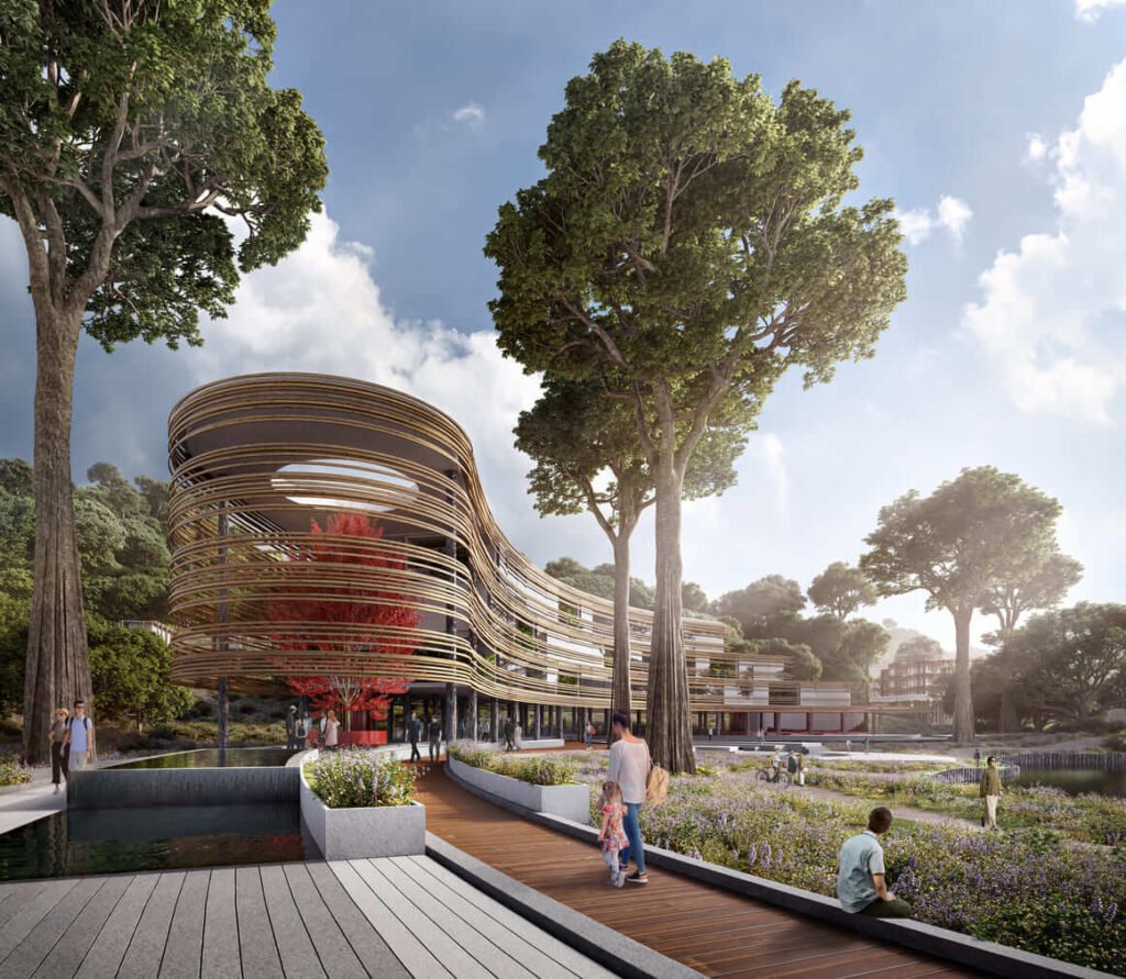 BIM Draws | Landscape 3D Rendering